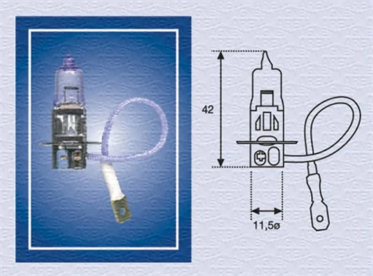 Bulb, front fog light